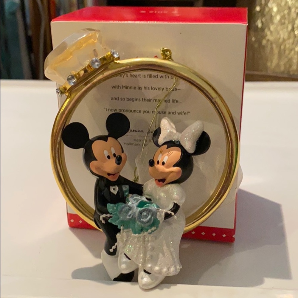 Mickey and Minnie Wedding ornaments